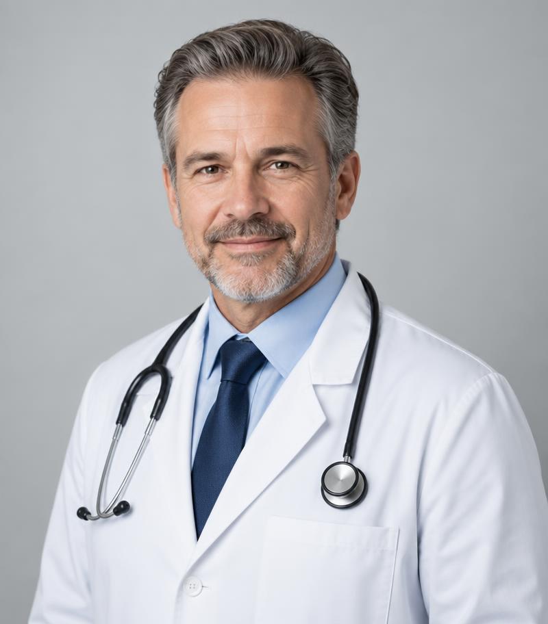 Portrait of Dr. E. Turner, MD